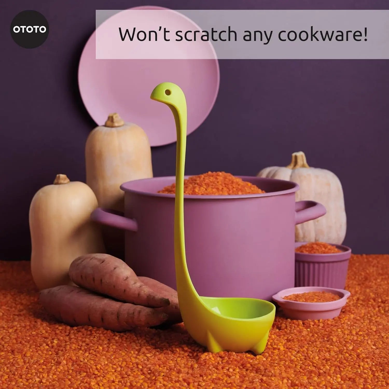 Original Nessie Soup Ladle - Unique Loch Ness Design Kitchen Utensil, Ideal Gift for Cooking Enthusiasts and Moms