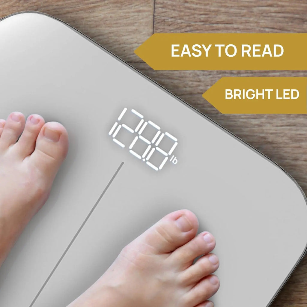 Premium Digital Bathroom Scale - High Precision Weight Measurement up to 400 lbs