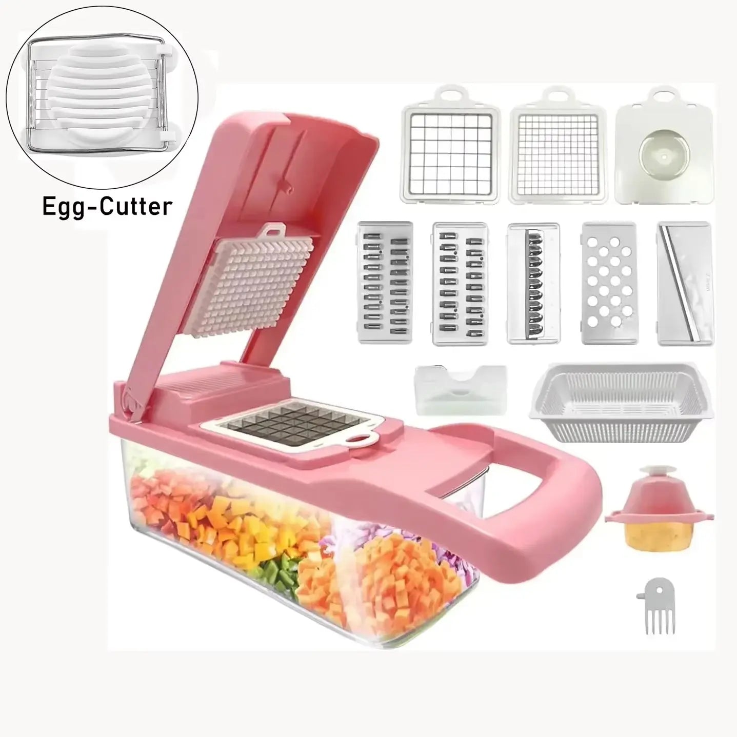 12-in-1 Multifunctional Vegetable Cutter and Food Chopper for Efficient Food Preparation