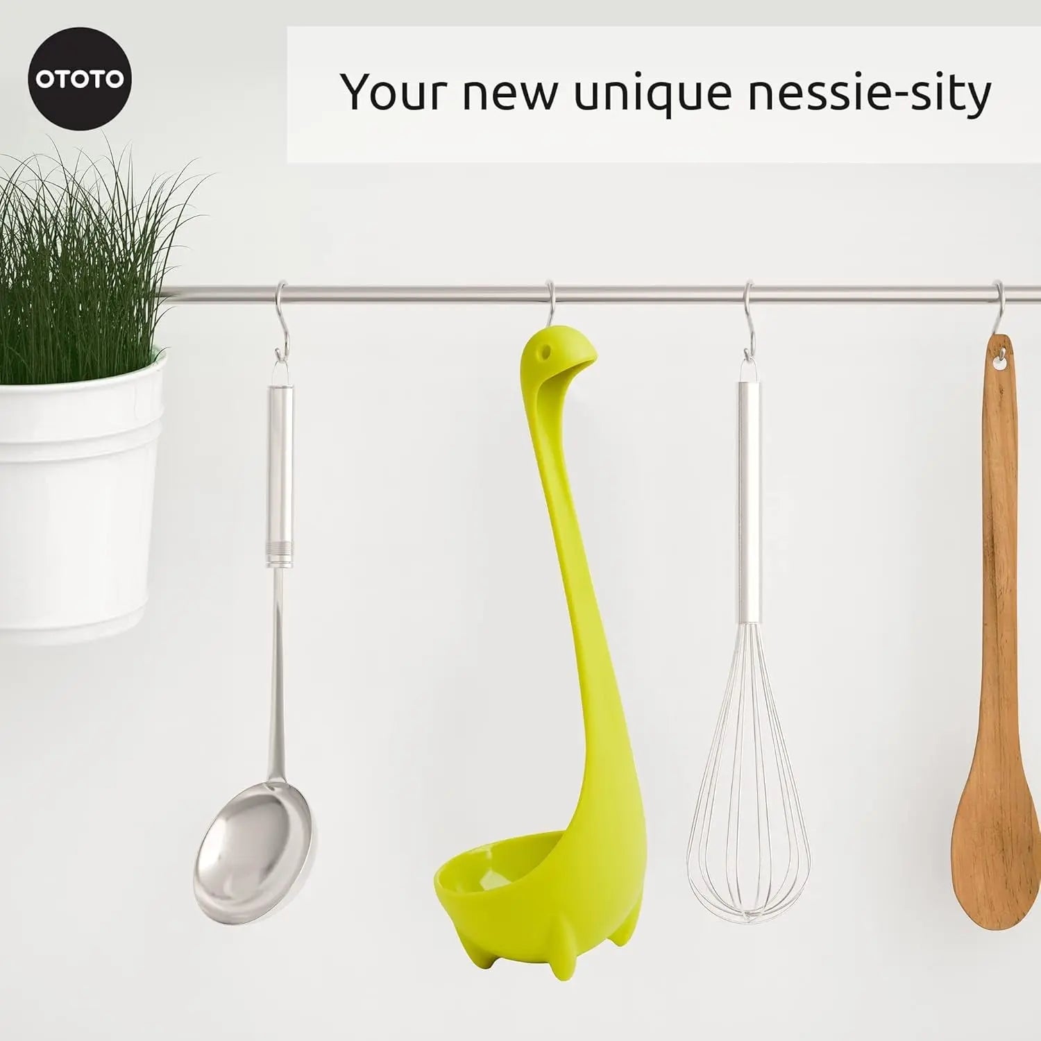 Original Nessie Soup Ladle - Unique Loch Ness Design Kitchen Utensil, Ideal Gift for Cooking Enthusiasts and Moms