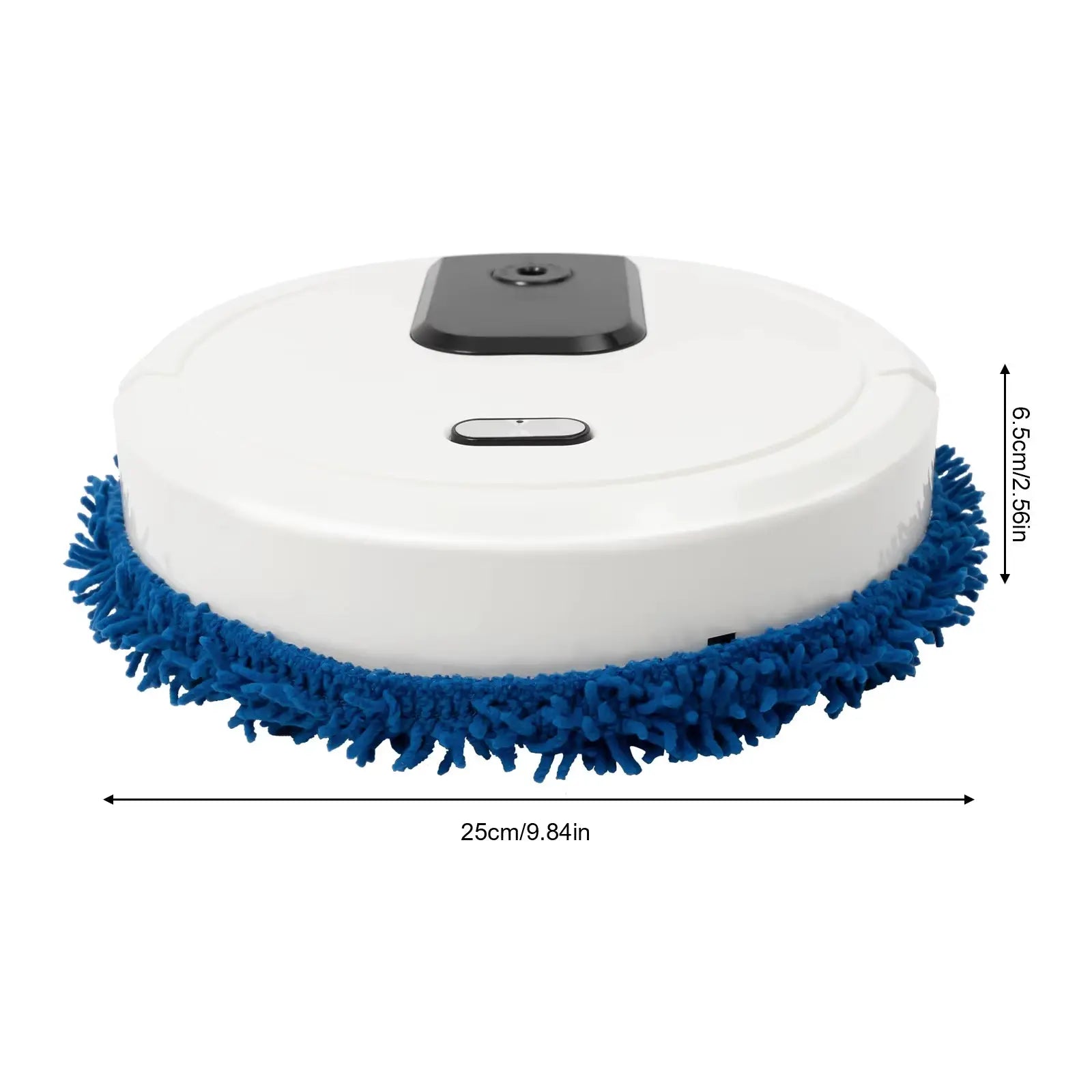 Professional Robotic Vacuum and Mopping System - Mini Automatic Sweeper for Wet and Dry Cleaning, 5W Suction Power