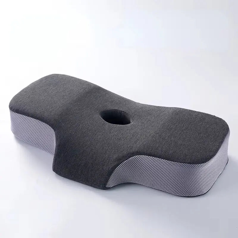 Cervical Support Pillow with Memory Foam Core for Enhanced Sleep Traction and Neck Protection