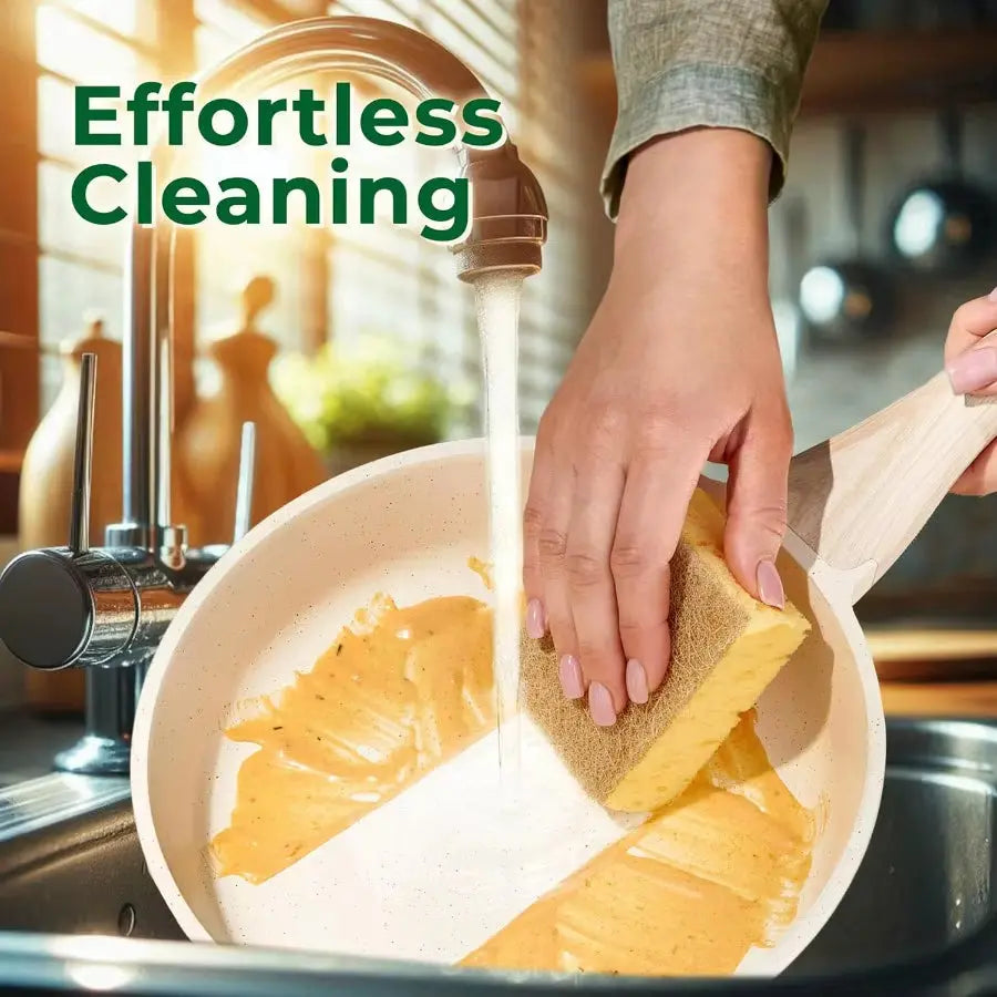 Induction Cookware Set - Non-Teflon and Non-PFOA Pots and Pans with Lids