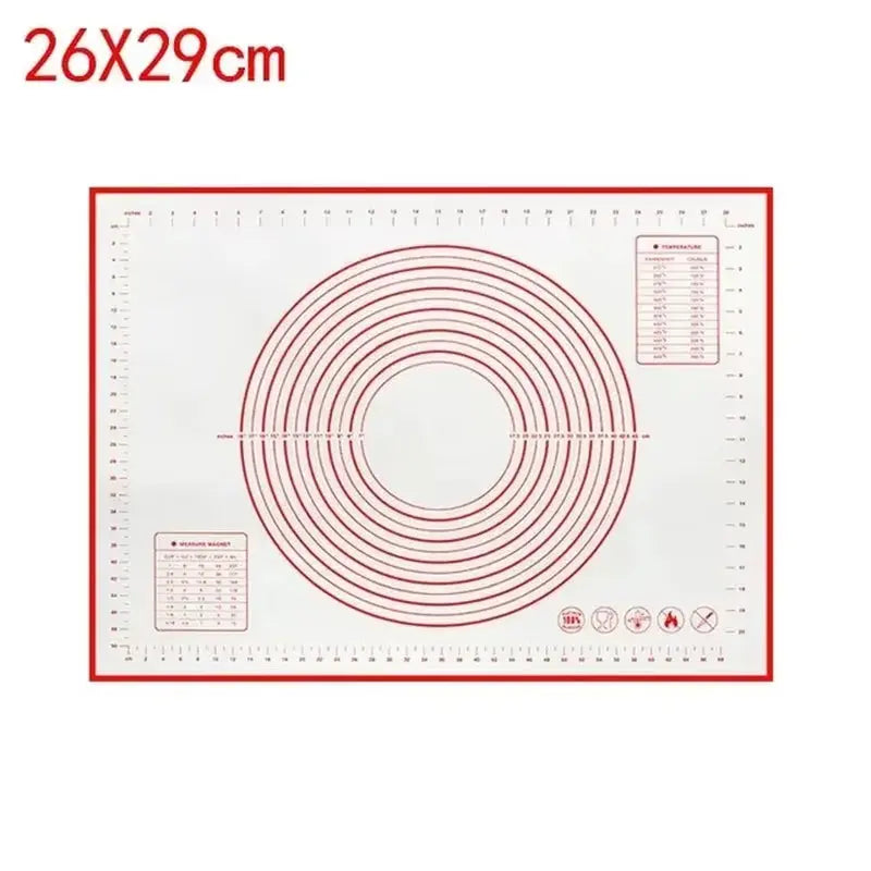 UNTIOR Silicone Kneading Dough Mat - Versatile Baking Mat for Pizza, Cake, and Dough Preparation in the Kitchen