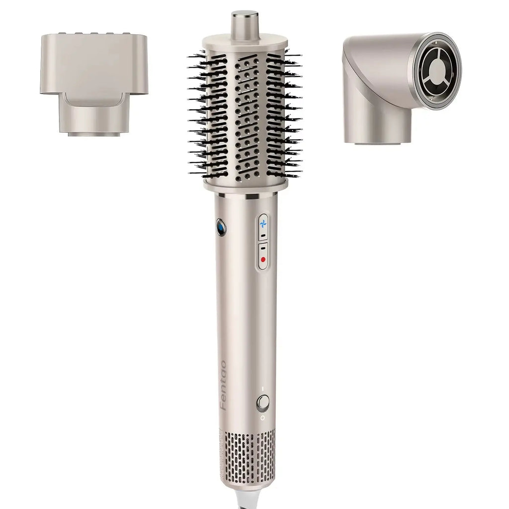3-in-1 High-Speed Hair Dryer Brush with 110,000 RPM Negative Ionic Technology for Professional Blowouts and Styling