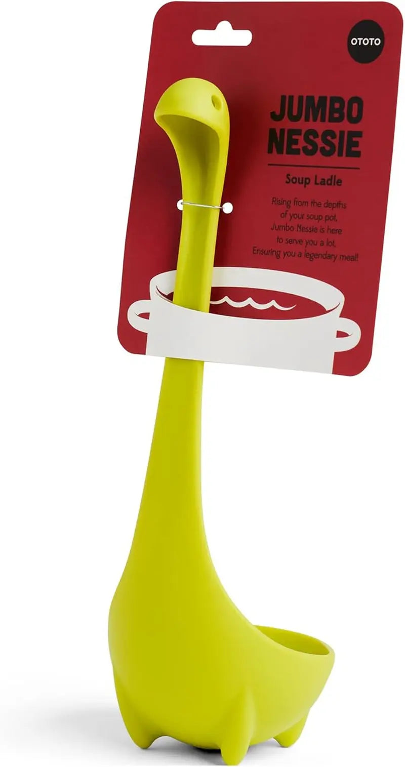 Original Nessie Soup Ladle - Unique Loch Ness Design Kitchen Utensil, Ideal Gift for Cooking Enthusiasts and Moms