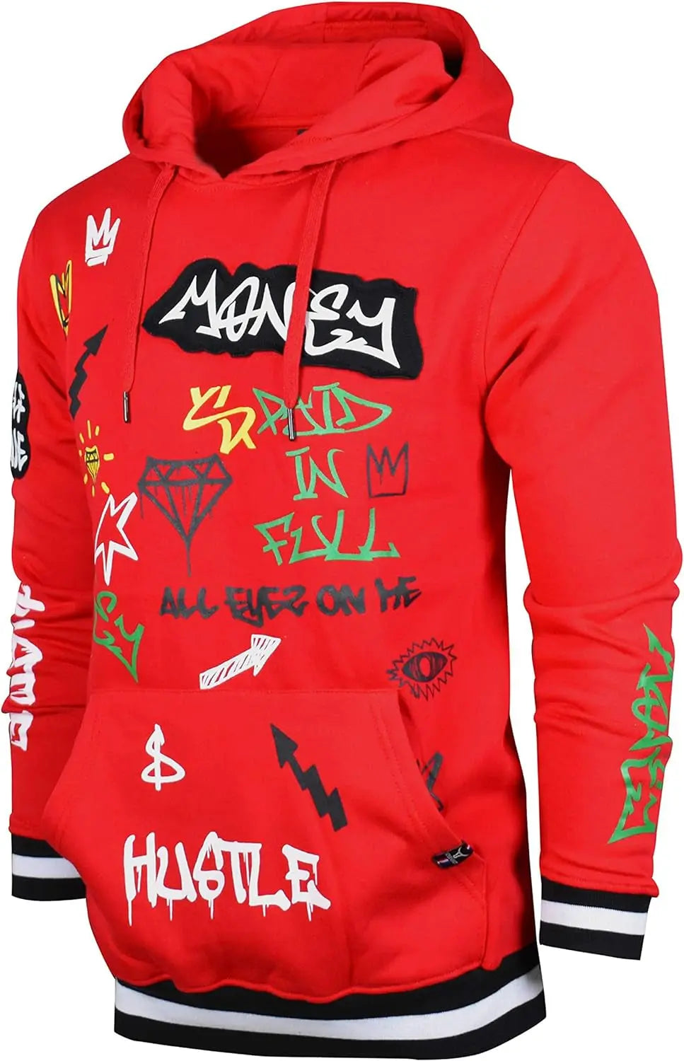 BRAND Men's Premium Slim Fit Hip Hop Track Pants - Athletic Jogger with Side Taping