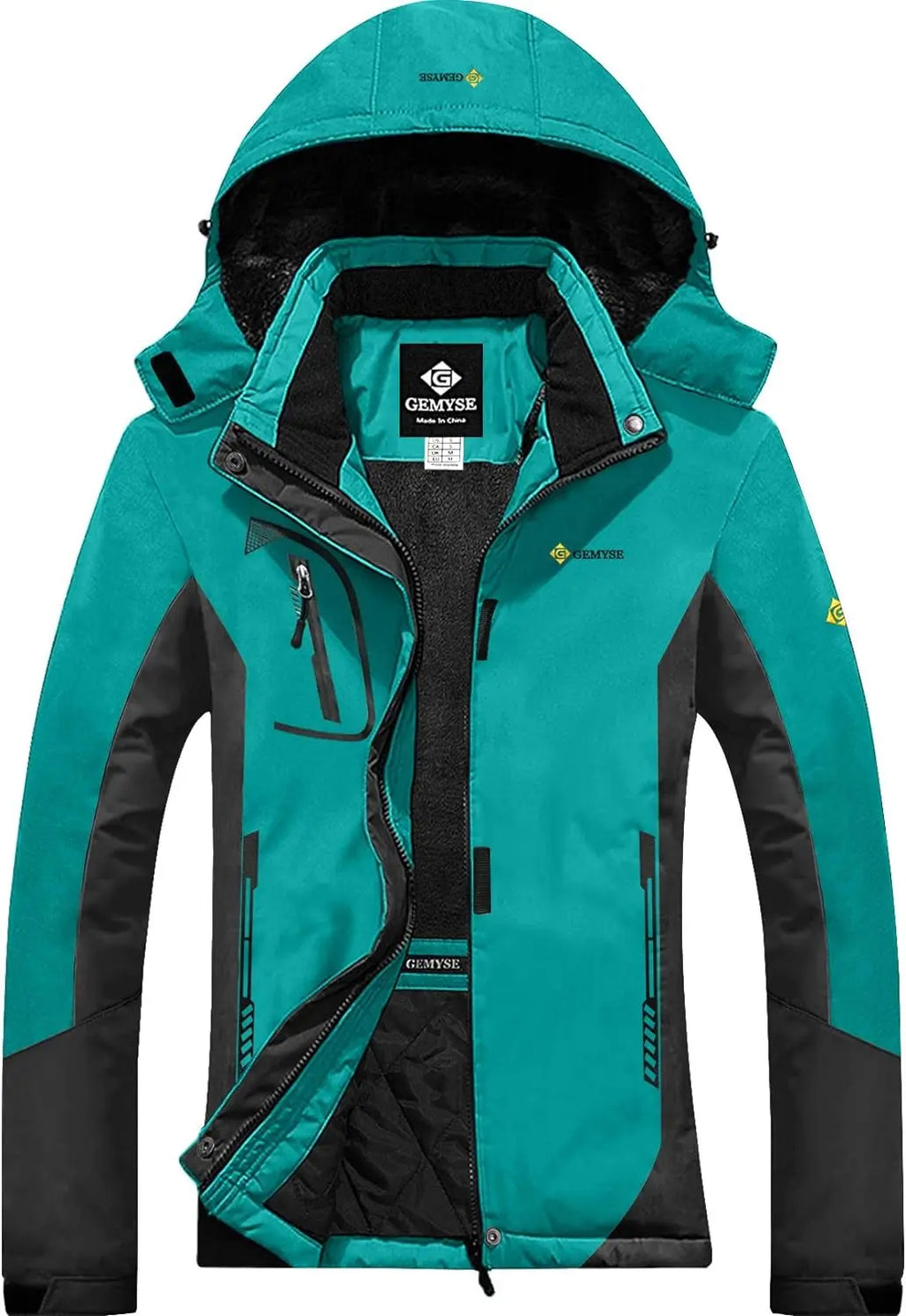 Women's Waterproof Ski Jacket - Windproof Winter Coat for Outdoor Hiking and Snow Activities
