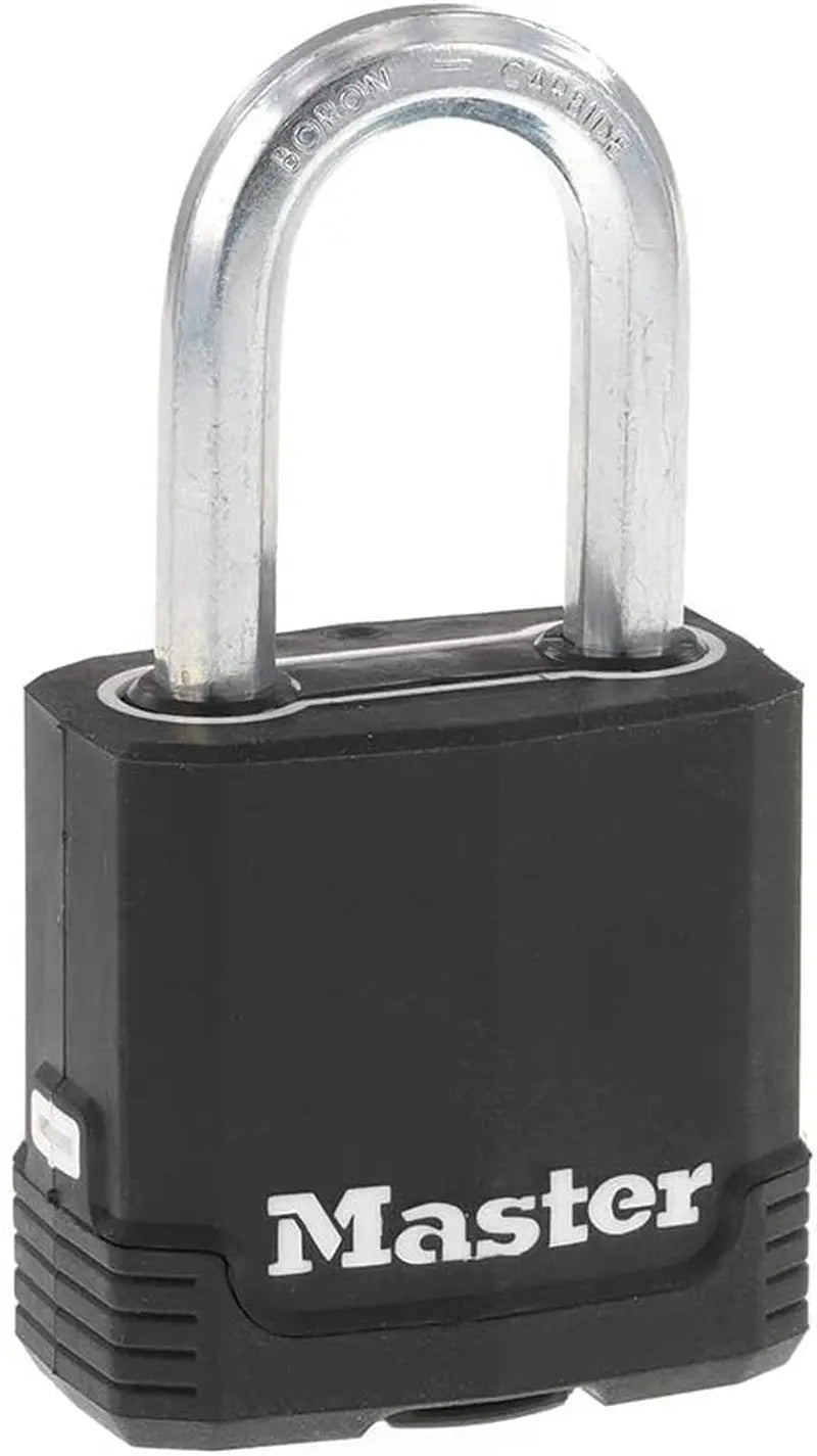 Magnum Heavy Duty Outdoor Padlock by  - Weather Resistant Body and Cut Resistant Shackle for Fences, Gates, and Sheds, Model M115XDLF
