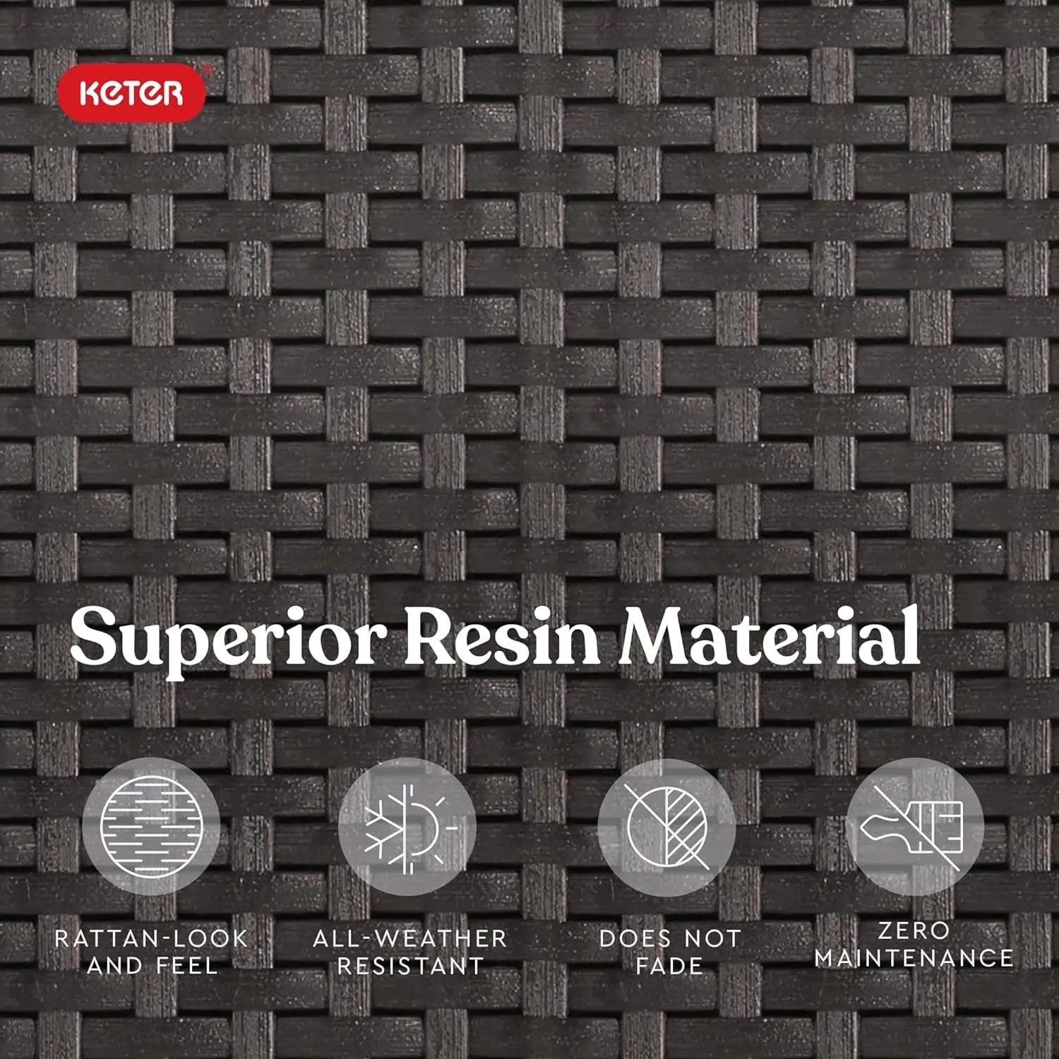 Pacific Cool Bar Outdoor Patio Side Table with Integrated 7.5 Gallon Beverage Cooler in Espresso Brown