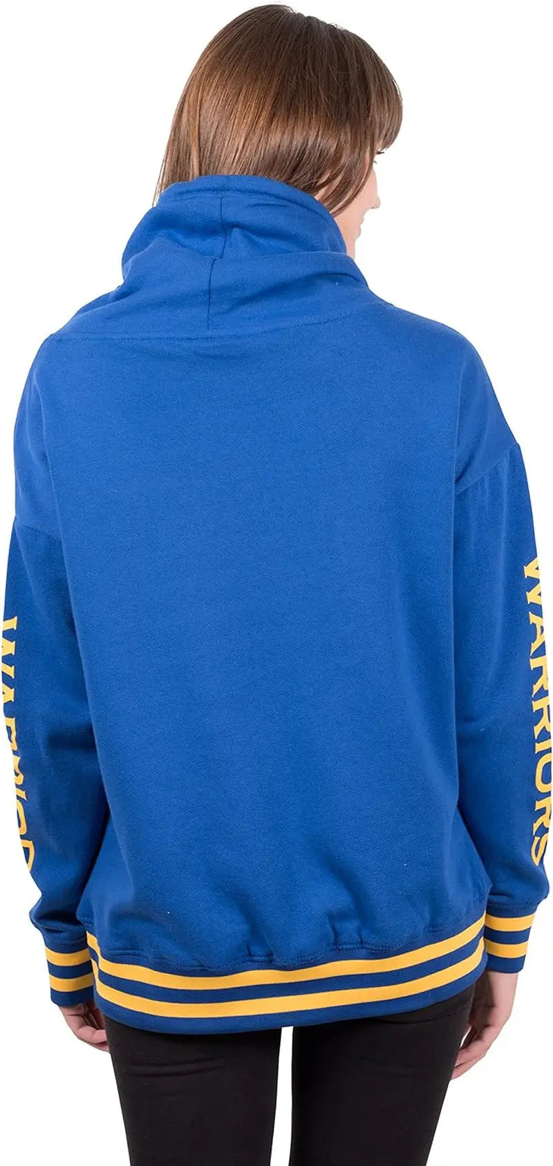 Women's NBA Official Fleece Hoodie Pullover Sweatshirt with Funnel Neck by