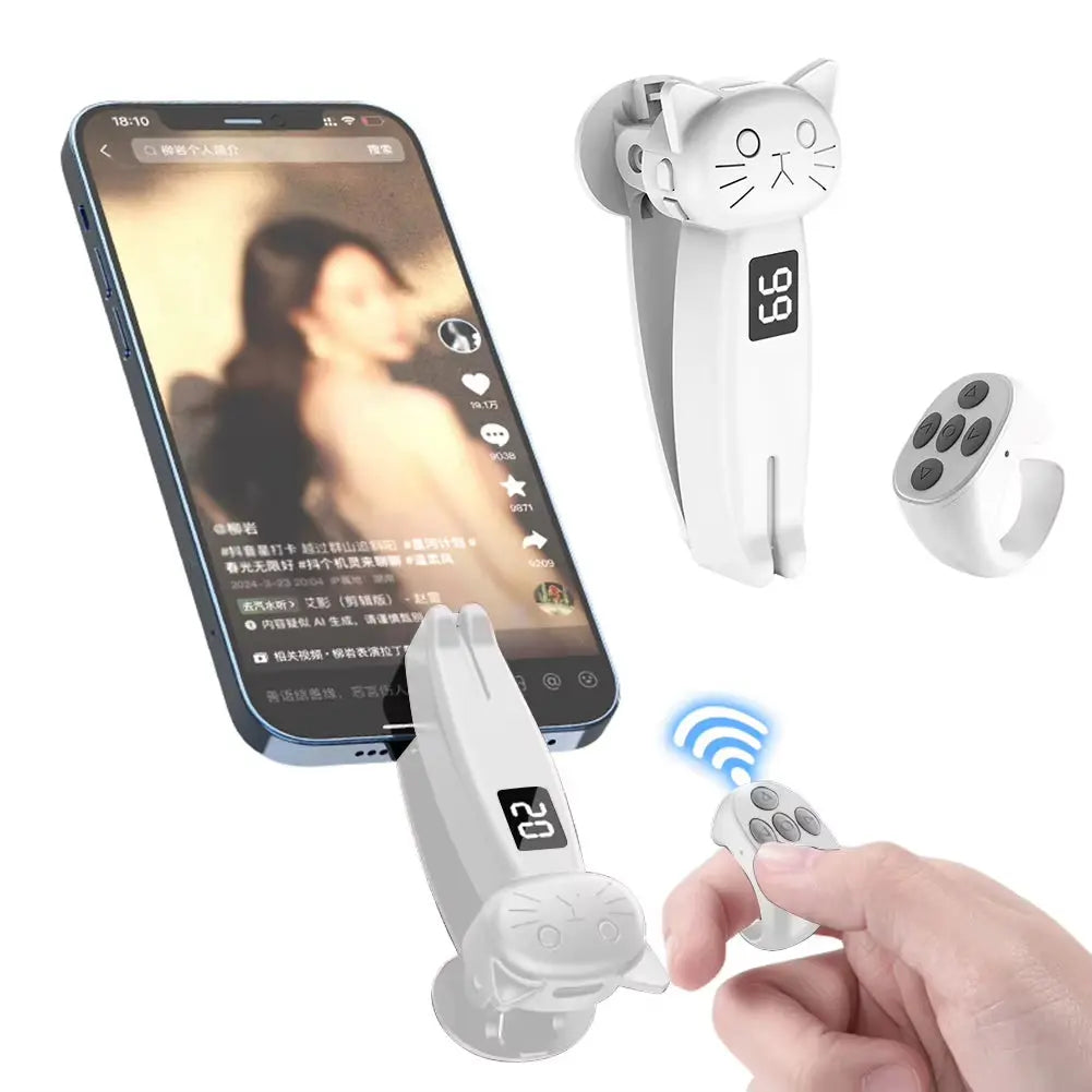 Automatic Screen Clicker and Page Turner for Kindle Paperwhite - Bluetooth Simulated Finger Clicker Remote Control for TikTok