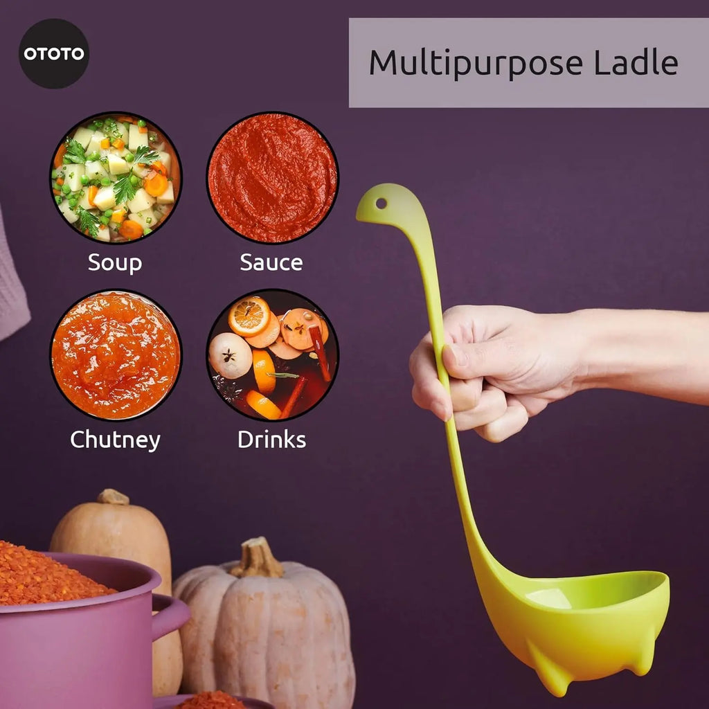 Original Nessie Soup Ladle - Unique Loch Ness Design Kitchen Utensil, Ideal Gift for Cooking Enthusiasts and Moms