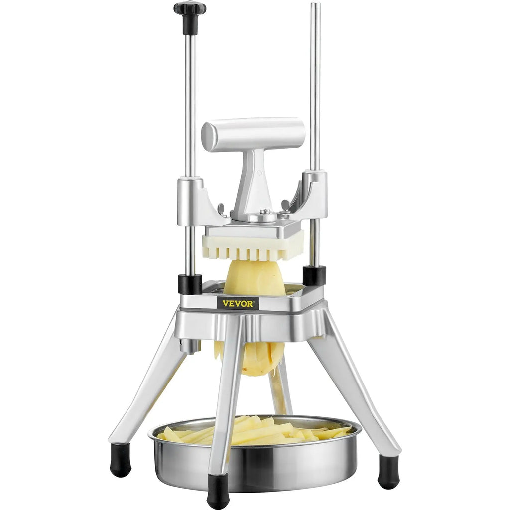 Professional Stainless Steel Vegetable and Fruit Chopper with Four Blades for Commercial Use