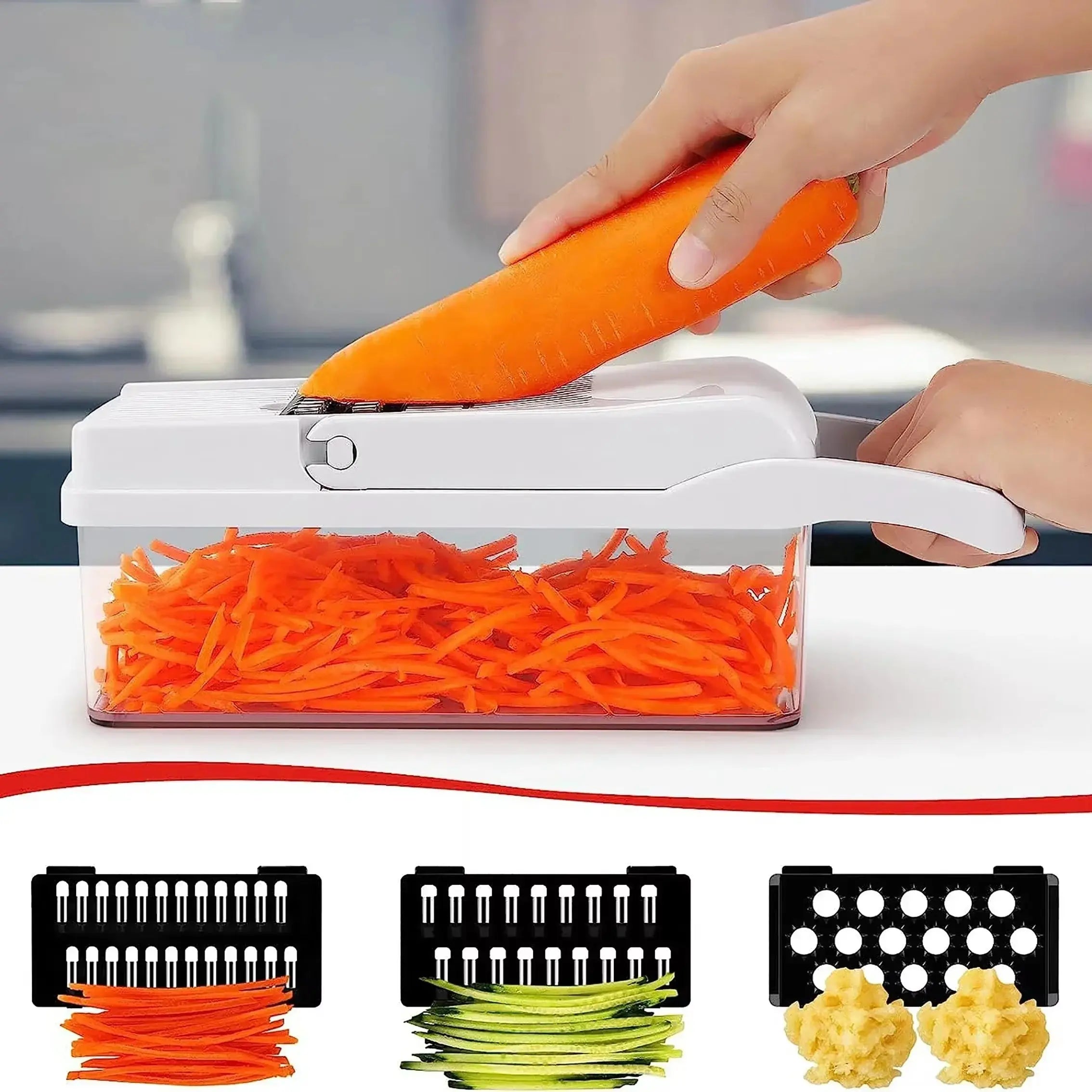 12-in-1 Multifunctional Vegetable Cutter and Food Chopper for Efficient Food Preparation