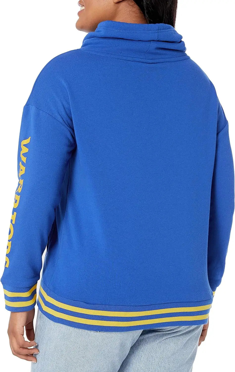 Women's NBA Official Fleece Hoodie Pullover Sweatshirt with Funnel Neck by