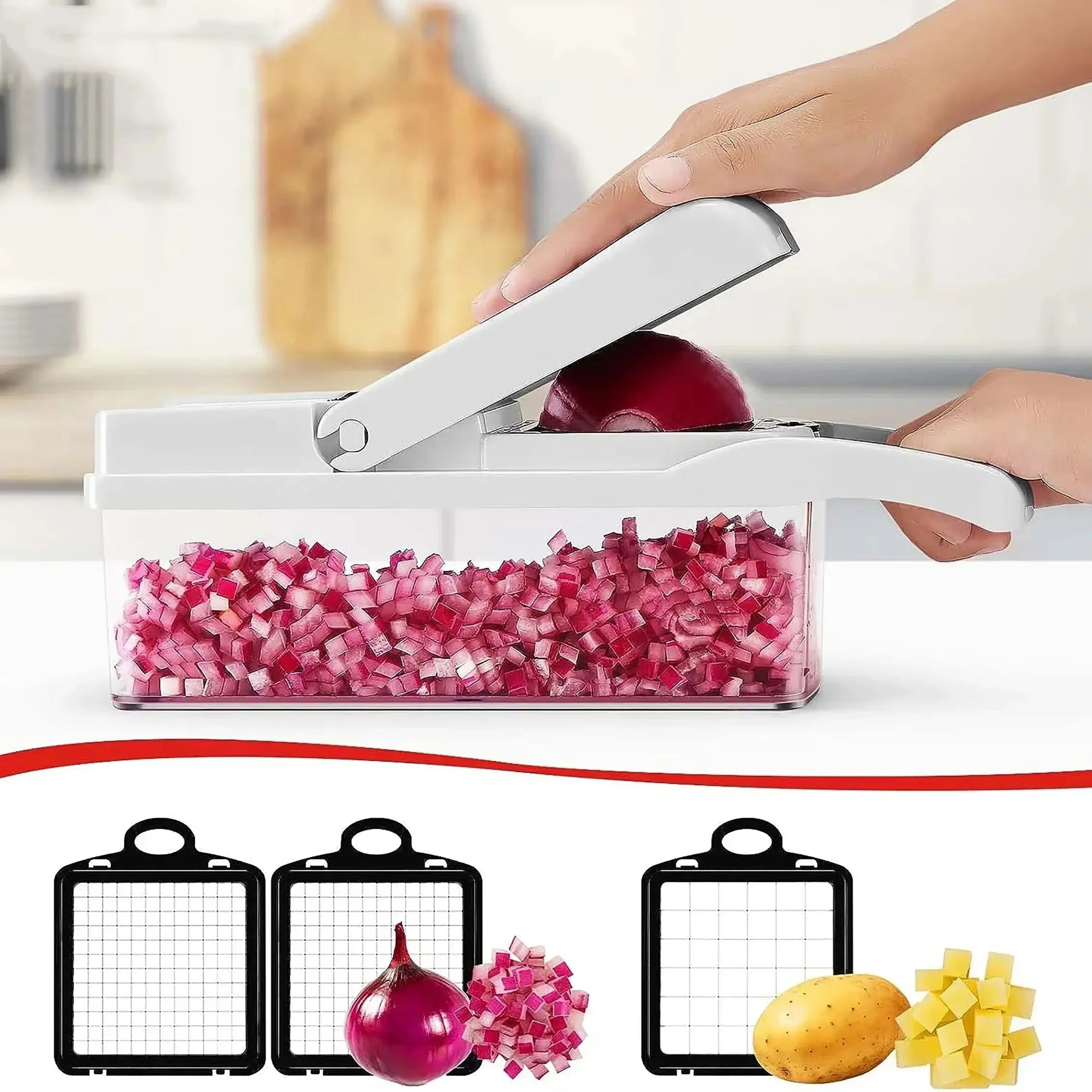 12-in-1 Multifunctional Vegetable Cutter and Food Chopper for Efficient Food Preparation