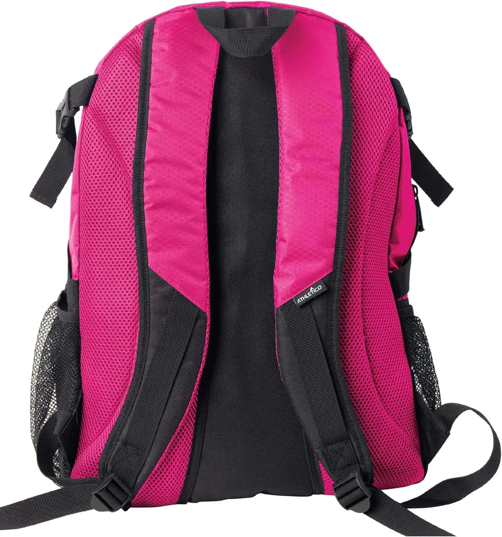 National Sports Backpack - Versatile Bag for Soccer, Basketball, and Football with Dedicated Cleat and Ball Compartment