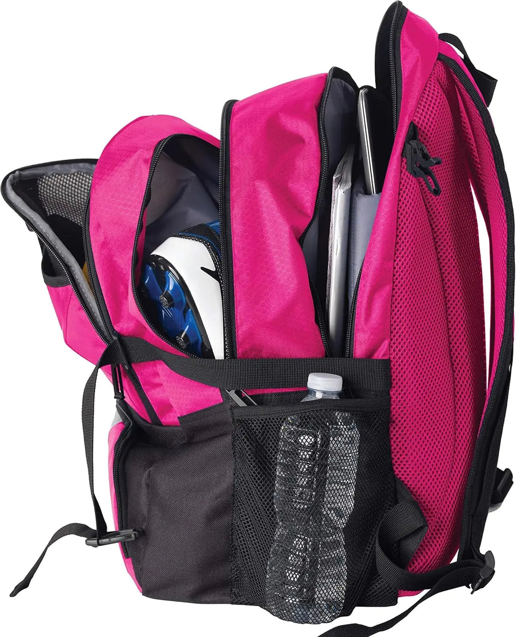 National Sports Backpack - Versatile Bag for Soccer, Basketball, and Football with Dedicated Cleat and Ball Compartment