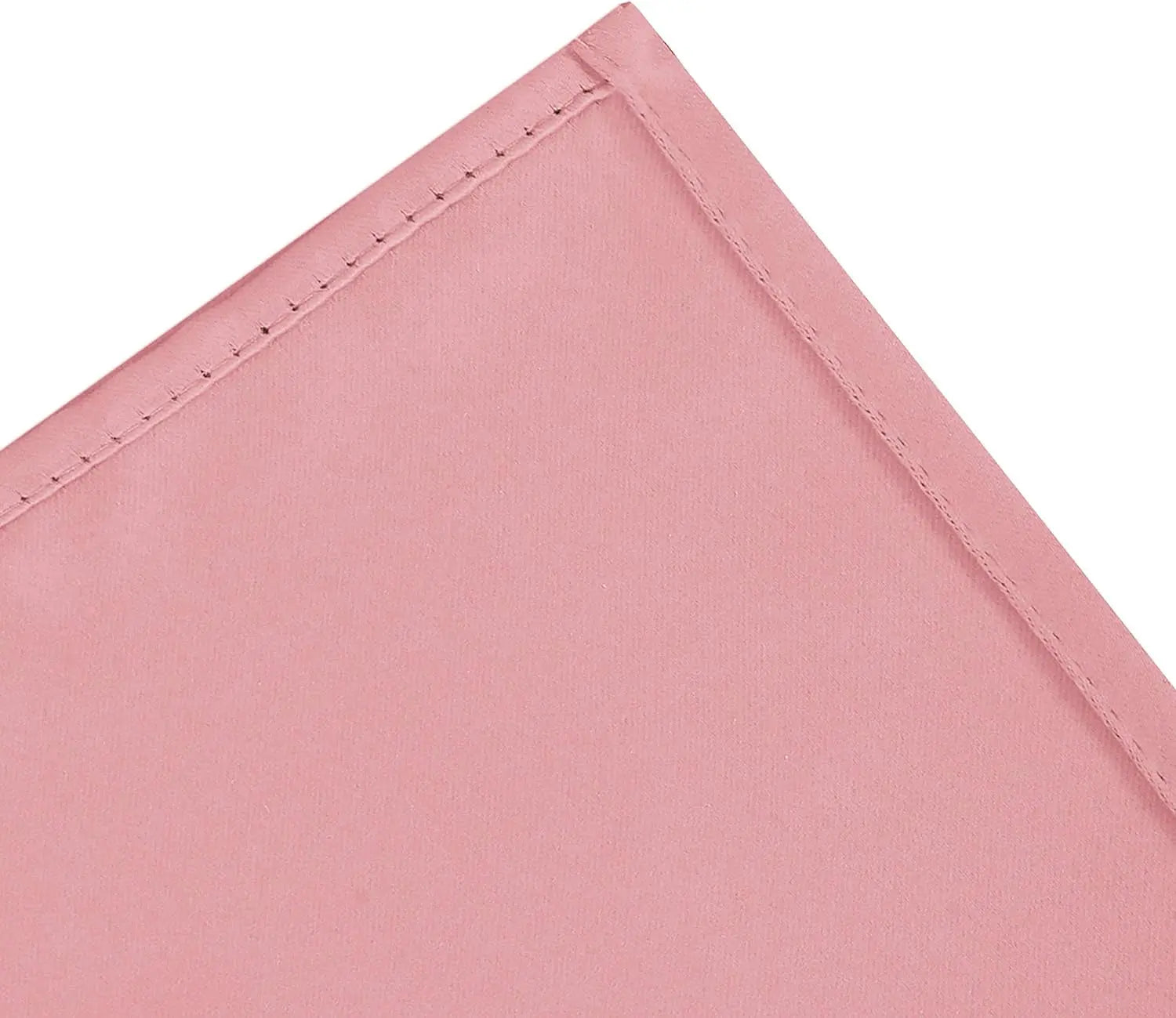 Set of Two Grommet Blackout Curtains in Baby Pink, 42 x 63 Inches for Bedroom