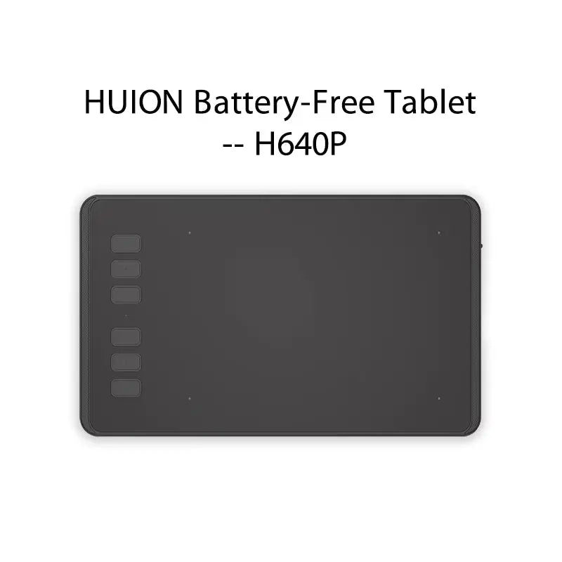 H640P and H950P Ultralight Graphic Tablets with Battery-Free Stylus for Digital Drawing on PC and Android Devices