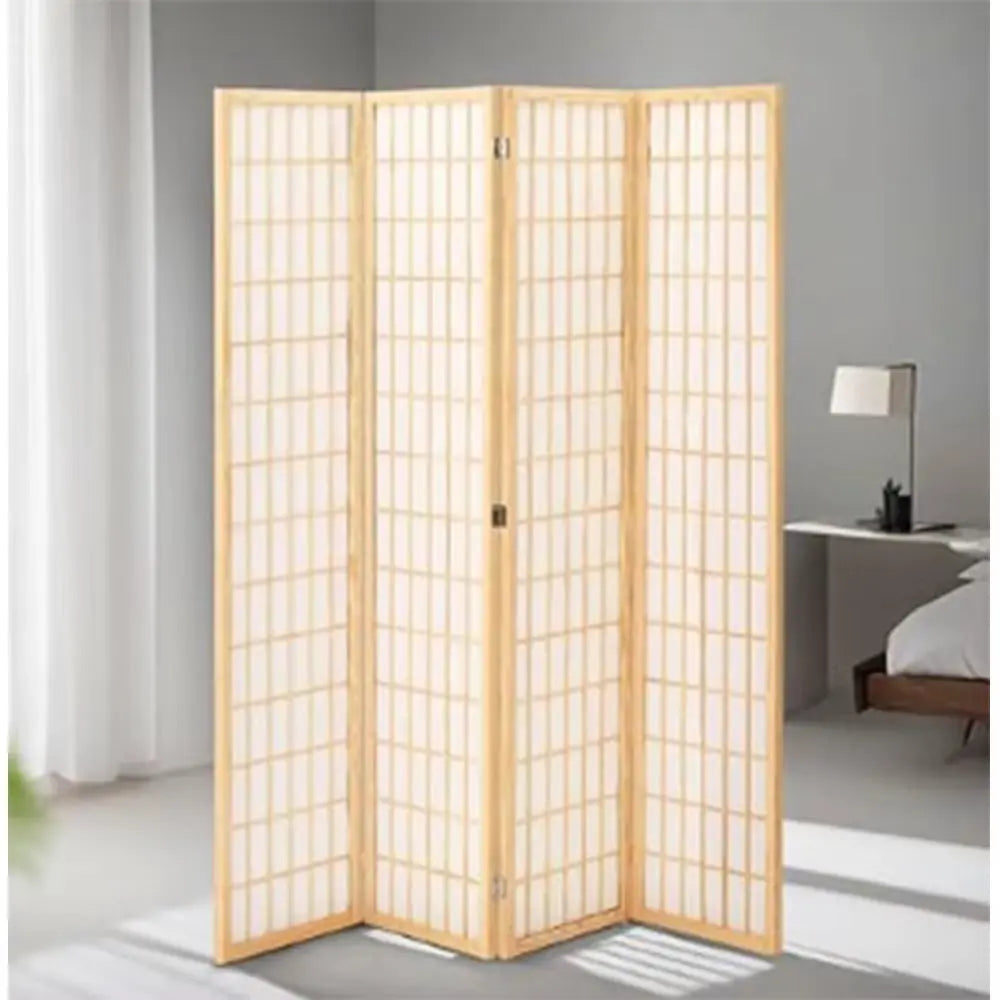 Folding Wooden Carved Room Divider - Elegant Privacy Screen for Home, Office, Restaurant, and Bedroom Decor