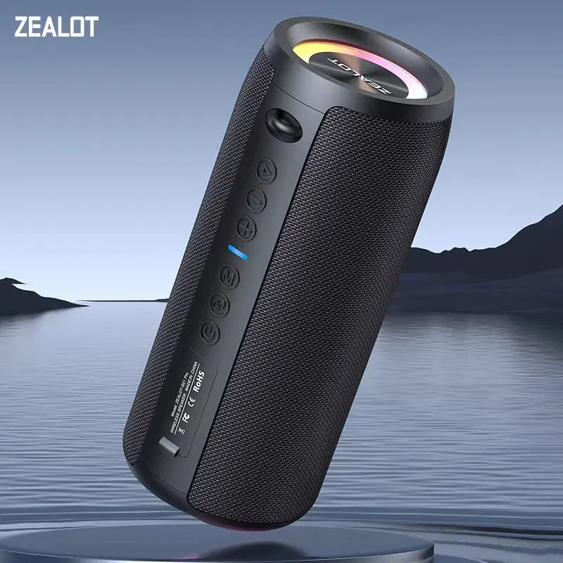 S51 Pro High-Power 40W Bluetooth Speaker with 3D Stereo Bass, Portable IPX5 Waterproof Design, and TWS Compatibility