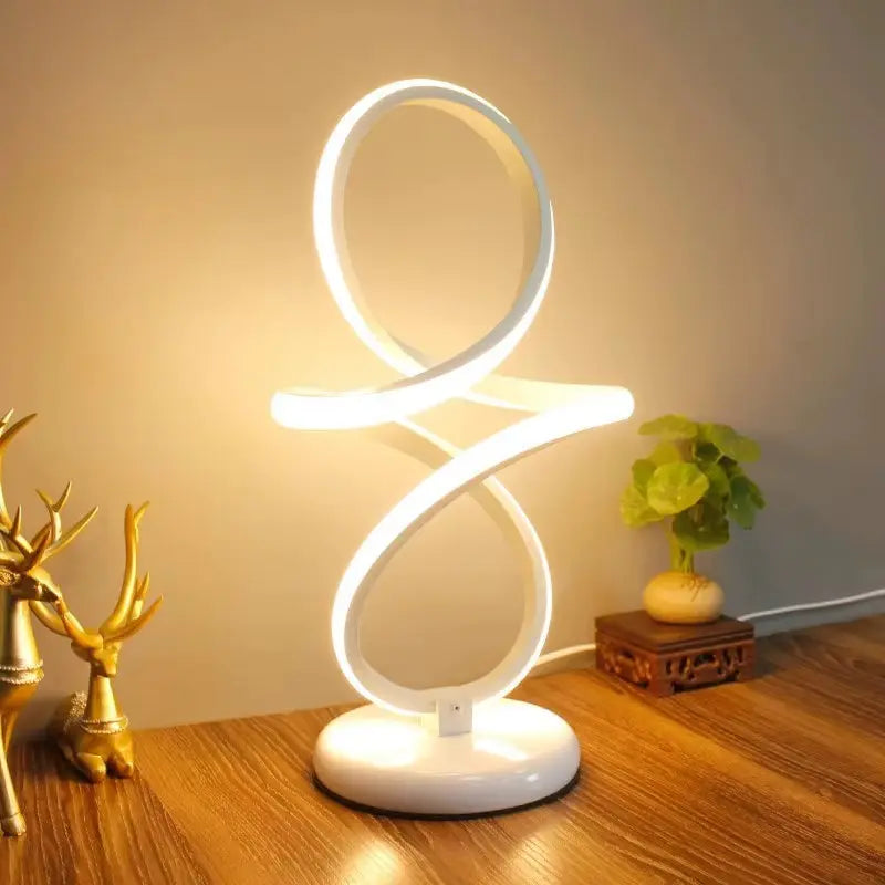 Contemporary LED Table Lamp for Living Spaces, Ideal for Coffee Tables, Bedrooms, and Dining Areas