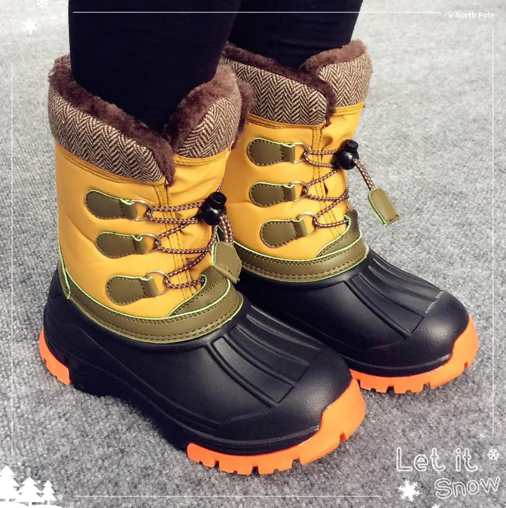 Nova Mountain Waterproof Winter Snow Boots for Boys and Girls