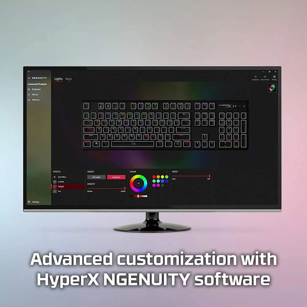 Alloy Origins Mechanical Gaming Keyboard with Software-Controlled Lighting and Macro Customization, Compact Design, RGB LED Backlighting, Linear  Red Switch (Black)