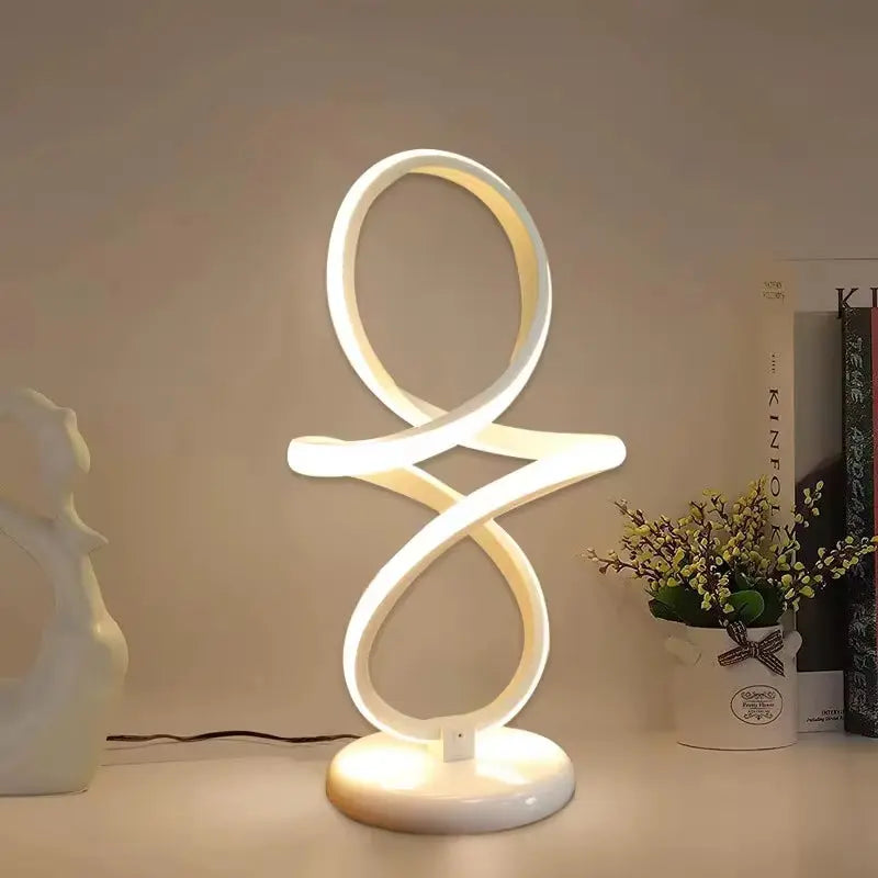 Contemporary LED Table Lamp for Living Spaces, Ideal for Coffee Tables, Bedrooms, and Dining Areas
