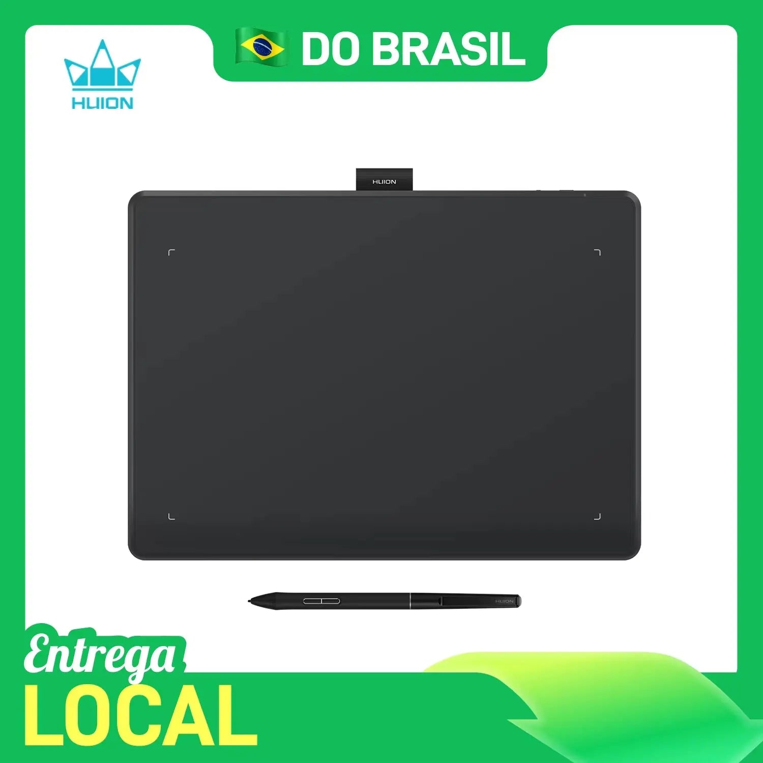 Inspiroy Frego M L610 Bluetooth Wireless Graphics Tablet - 10 x 6.25 Inch with Slim Pen PW550S