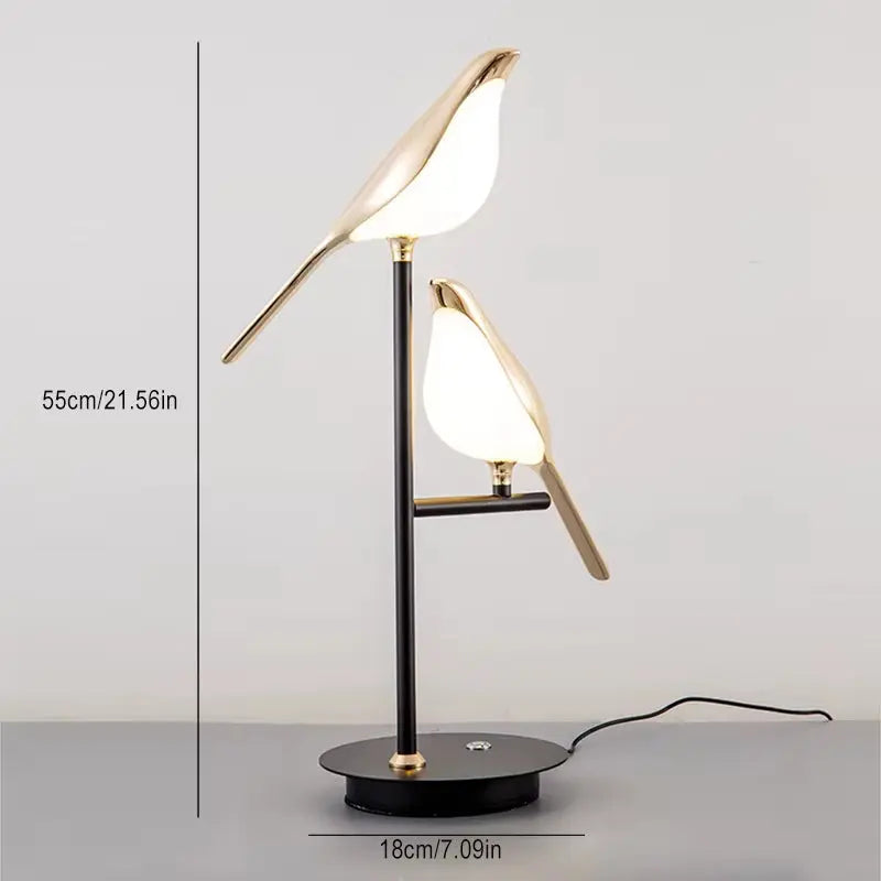 Contemporary LED Table Lamp for Living Spaces, Ideal for Coffee Tables, Bedrooms, and Dining Areas
