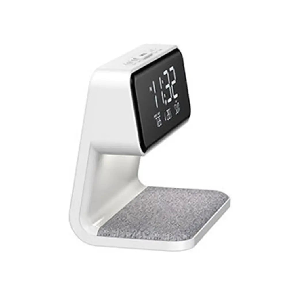 3-in-1 Touch Control Nightstand Lamp with Wireless Charger and Dimmable Digital Alarm Clock for Bedroom and Dormitory