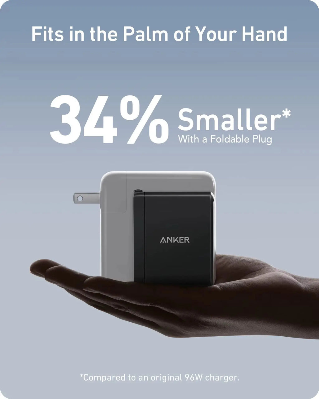Anker 100W USB-C 736 Nano II 3-Port Fast Compact Wall Charger