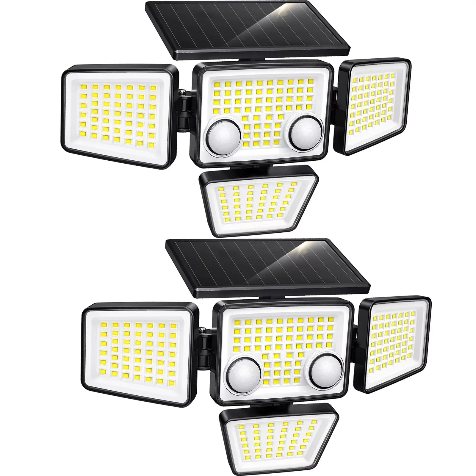 Solar Outdoor Motion Sensor Flood Lights - 3000 Lumens, 188 LED Security Lighting for Patios, Backyards, and Yards