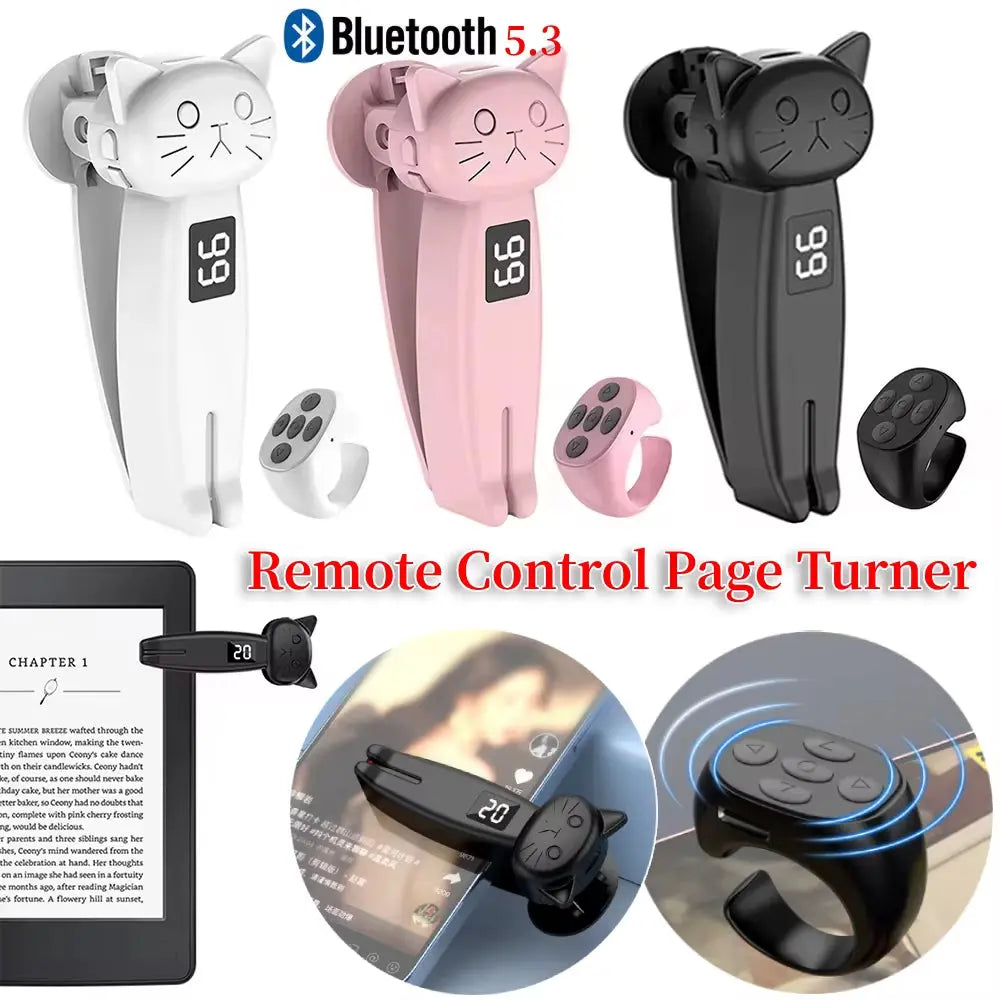 Automatic Screen Clicker and Page Turner for Kindle Paperwhite - Bluetooth Simulated Finger Clicker Remote Control for TikTok