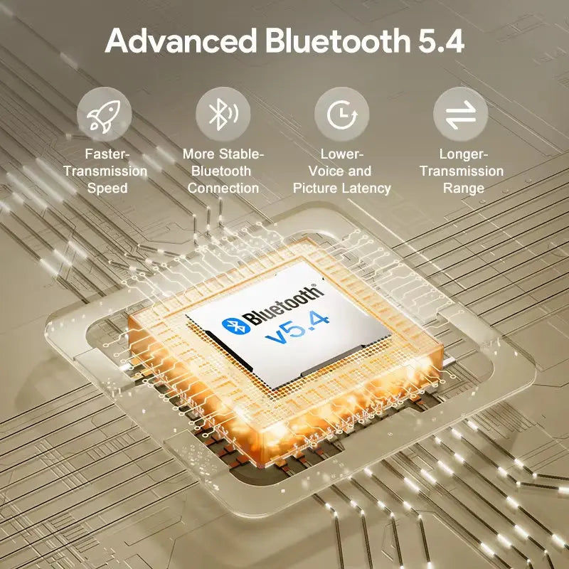 H3 Active Noise Cancelling Wireless Headphones with 43dB Noise Reduction, Wired/Wireless Bluetooth 5.4, Hi-Res Audio, 60 Hours Battery Life