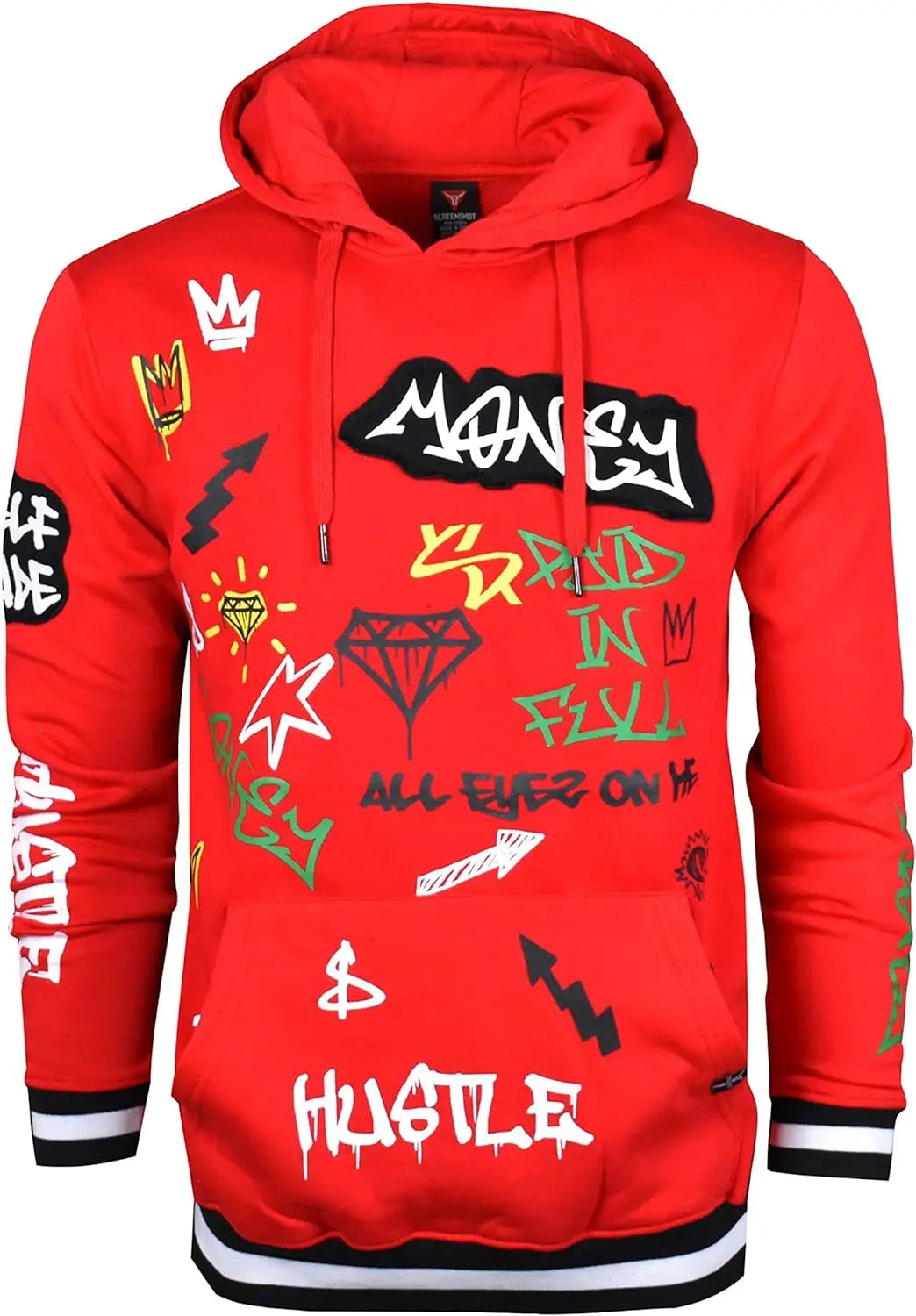 BRAND Men's Premium Slim Fit Hip Hop Track Pants - Athletic Jogger with Side Taping