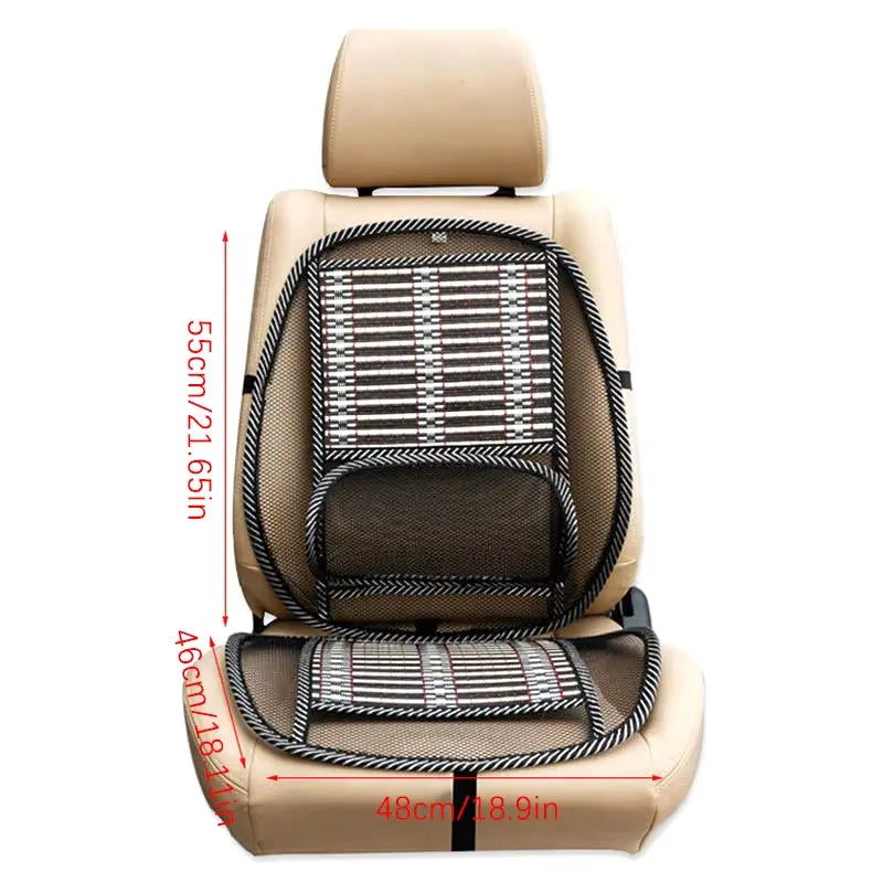Universal Summer Office Chair Lumbar Support Pillow for Enhanced Spine Posture and Comfort in Vehicle Seats