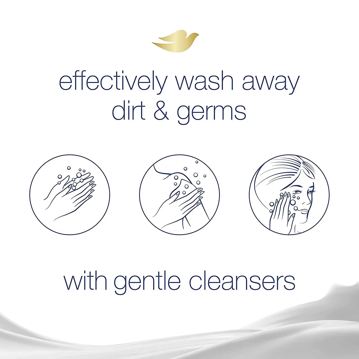 Fragrance-Free Beauty Bar - Hypoallergenic and Moisturizing Cleanser for Sensitive Skin, 3.75 Oz, Pack of 14 Bars