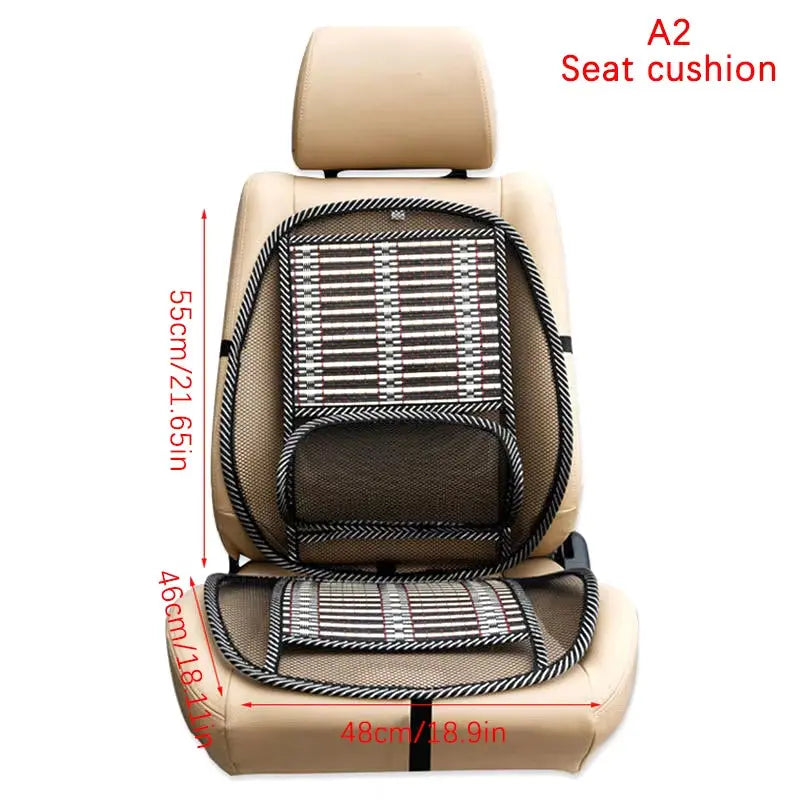 Universal Summer Office Chair Lumbar Support Pillow for Enhanced Spine Posture and Comfort in Vehicle Seats