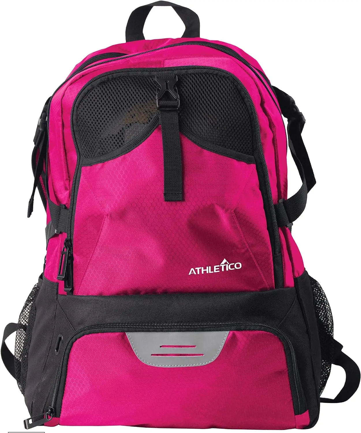 National Sports Backpack - Versatile Bag for Soccer, Basketball, and Football with Dedicated Cleat and Ball Compartment
