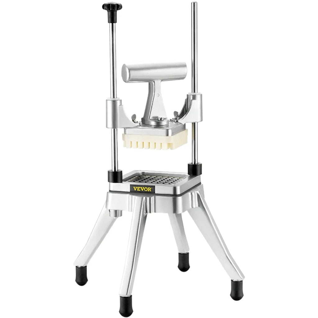 Professional Stainless Steel Vegetable and Fruit Chopper with Four Blades for Commercial Use