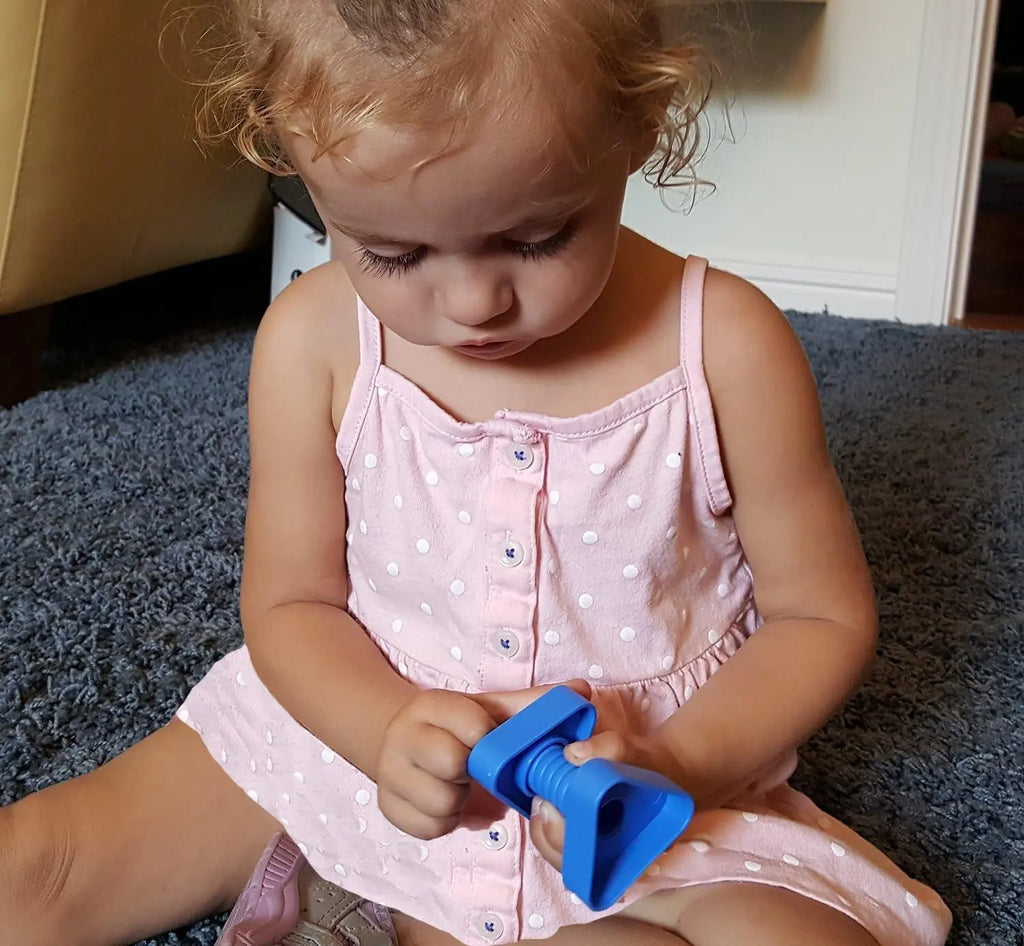 24-Piece Nuts and Bolts Motor Skill Development Set for Children 18 Months and Older with Ebook Guide